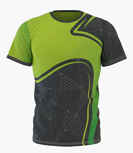 Camiseta Full Print Modelo Green Constellation