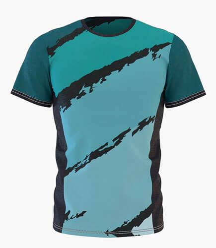 Camiseta Full Print Modelo Green Torn